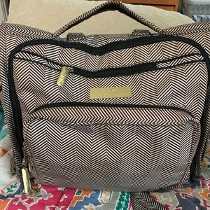 JuJuBe BFF Backpack Diaper Bag Chevron Pattern